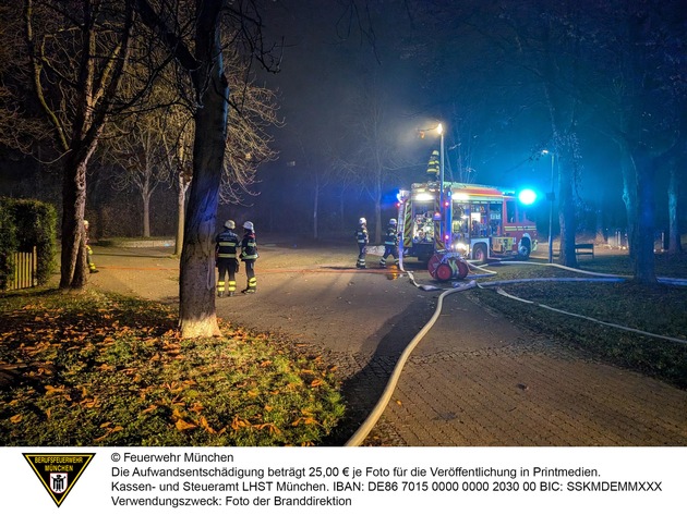 FW-M: Mehrerer Brandeinsätze in der Nacht (Stadtgebiet)