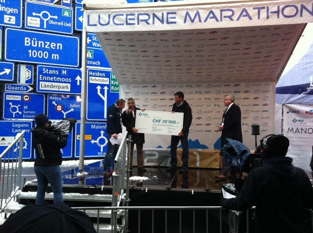 MSD soutient le marathon de Lucerne: un engagement pour la santé (Image)