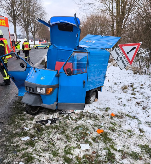 POL-NOM: Verkehrsunfall mit schwer verletzter Person