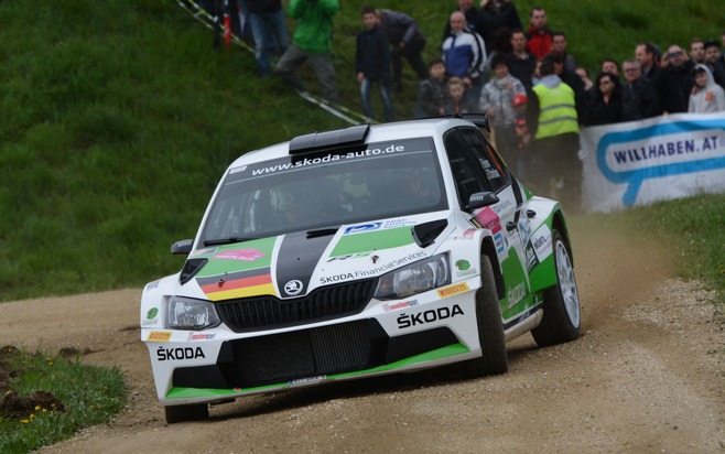 Kreim/Christian wollen bei der Heim-Rallye von SKODA AUTO Deutschland den Sieg (FOTO)