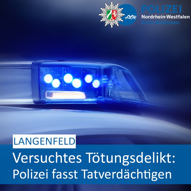 POL-ME: Versuchtes Tötungsdelikt - Polizei Fasst Tatverdächtigen ...