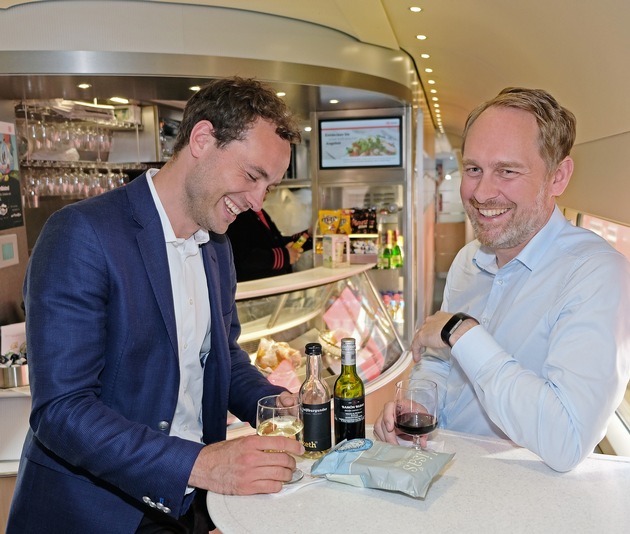 Weingenuss bei Hochgeschwindigkeit - neue Weinauswahl für Bahnreisende im Fernverkehr
