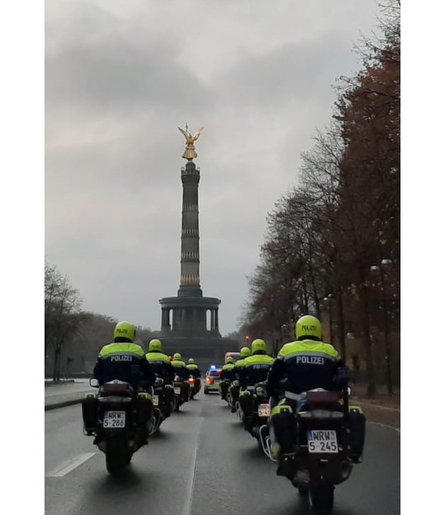 POL-MS: Münsteraner Polizisten unterstützen Kollegen in Berlin bei der G20 Afrika-Konferenz