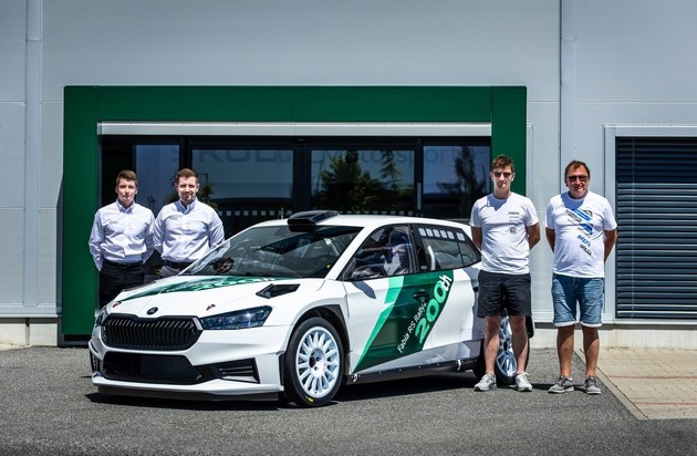 Skoda Auto Deutschland GmbH: Meilenstein für Škoda Motorsport: Auslieferung des 200. Fabia RS Rally2