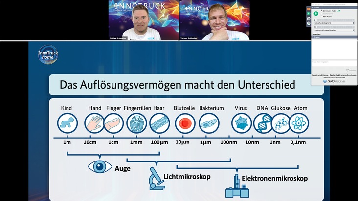 Digitale Bildung am Goethe-Gymnasium Bensheim: InnoTruck kommt virtuell (08.-13.07.)