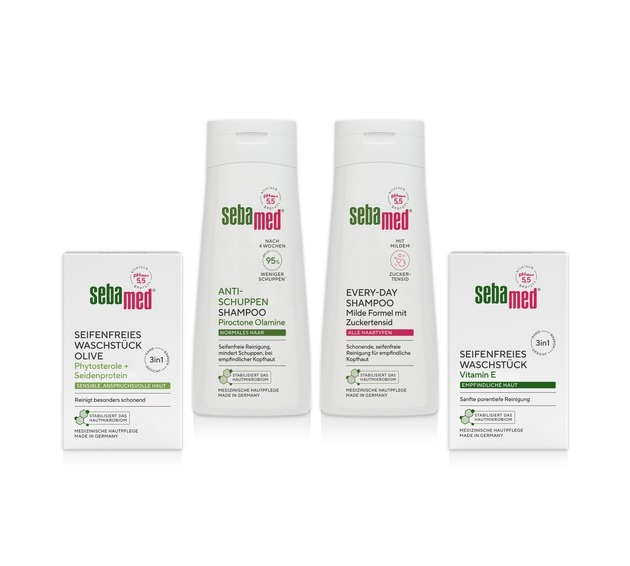 Pressemitteilung: Bewährte Qualität, moderner Look: sebamed erhält neues Produktdesign