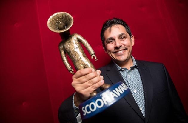 dpa Deutsche Presse-Agentur GmbH: Medien-Vordenker Jigar Mehta mit scoop Award 2017 ausgezeichnet / Für starken, innovativen Journalismus in Wort, Bild und Ton (FOTO)