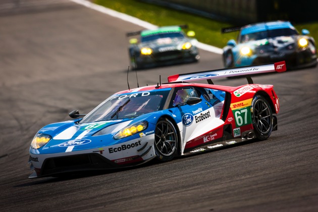 Erster Podestplatz im zweiten WM-Lauf: Ford Chip Ganassi Racing erobert in Spa-Francorchamps Rang zwei (FOTO)