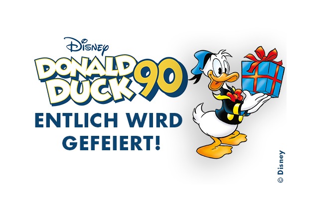 Egmont Ehapa Media feiert 90 Jahre Donald Duck!
