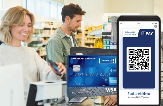 PAYBACK GmbH: PAYBACK PAY jetzt auch mit Kreditkarte als Zahlungsmittel / Möglichkeit, beim Einkaufen noch mehr Punkte zu sammeln und zu sparen