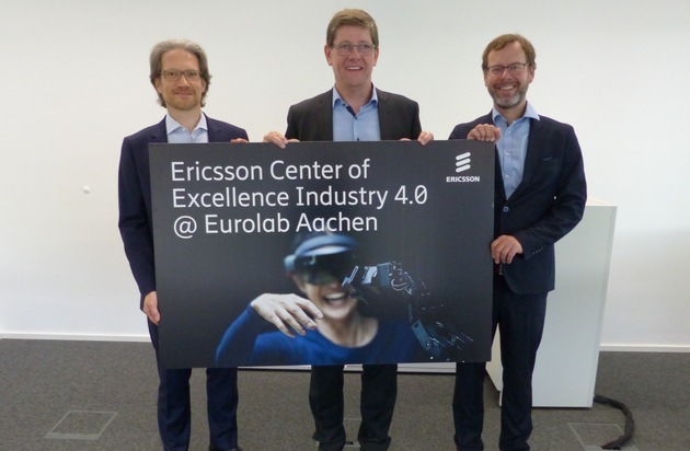 Ericsson GmbH: Ericsson eröffnet am F&E-Standort bei Aachen das Center of Excellence für die Industrie 4.0 (FOTO)