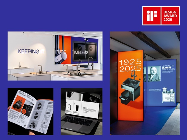 Doppelter iF Design Award für den Küchenwasserplatz-Spezialisten BLANCO