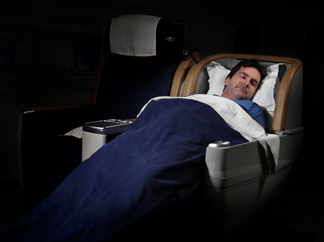 Des fauteuils-lit confortables à bord de SAS