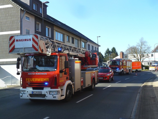FW-Heiligenhaus: Zwei Verletzte nach Kohlenmonoxid-Austritt (Meldung 10/2017)