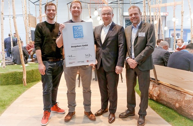 Deepshore GmbH: Deepshore ist "Top Supplier Retail 2019"