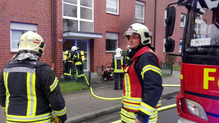 FW-GE: Wohnungsbrand im Stadtteil Neustadt - Ein Hund gerettet