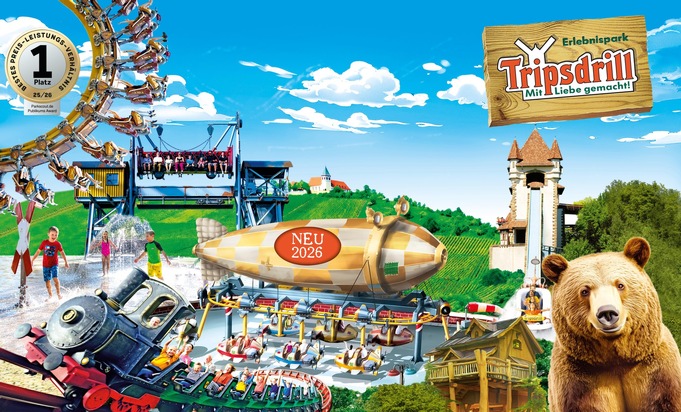 Tripsdrill: Start frei f&uuml;r neue Familienattraktion &bdquo;LUFTIKUS&ldquo;