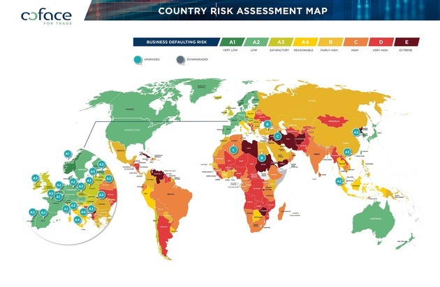 Coface Deutschland: Länderrisiko: Deutschland zurück in A2 / Sorgen beim Blick auf Insolvenzentwicklung
