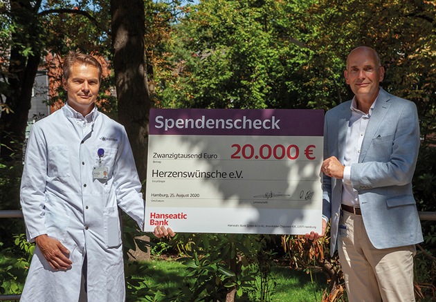 Herzensangelegenheit: Hanseatic Bank spendet 20.000 Euro für die Allerkleinsten