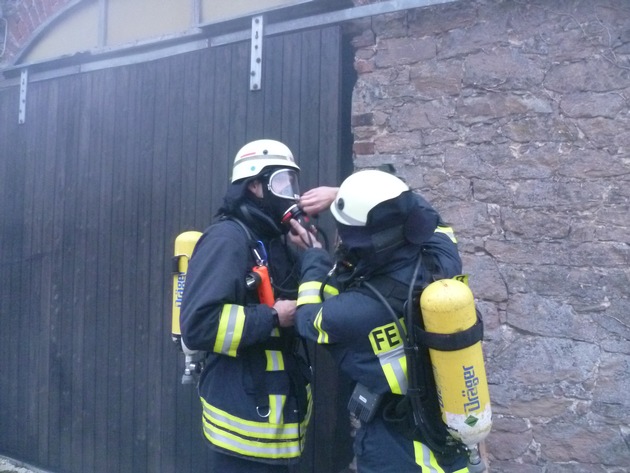 FW-DT: Gemeinschaftliche Einsatzübung der Feuerwehren Detmold und Lemgo
