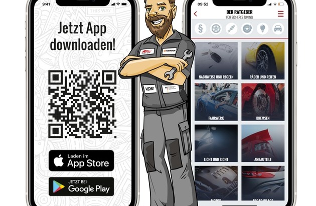 TUNE IT! SAFE!: Weltexklusive Premiere auf der Essen Motor Show: Der erste Tuning-Ratgeber als App