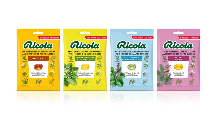 Ricola Group AG: Schweizer Traditionsmarke Ricola lanciert neues globales Markendesign