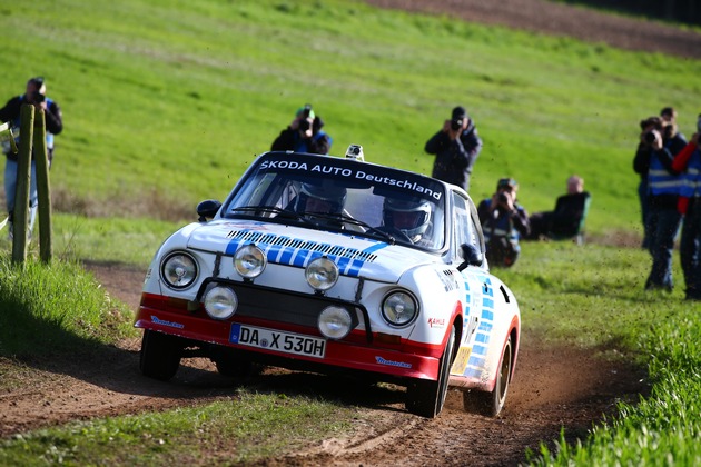 Licht und Schatten für SKODA bei der ADAC Hessen Rallye Vogelsberg (FOTO)