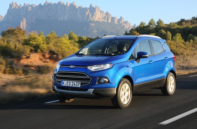 Ford-Werke GmbH: Ford EcoSport ab sofort mit vielen Detailverbesserungen (FOTO)