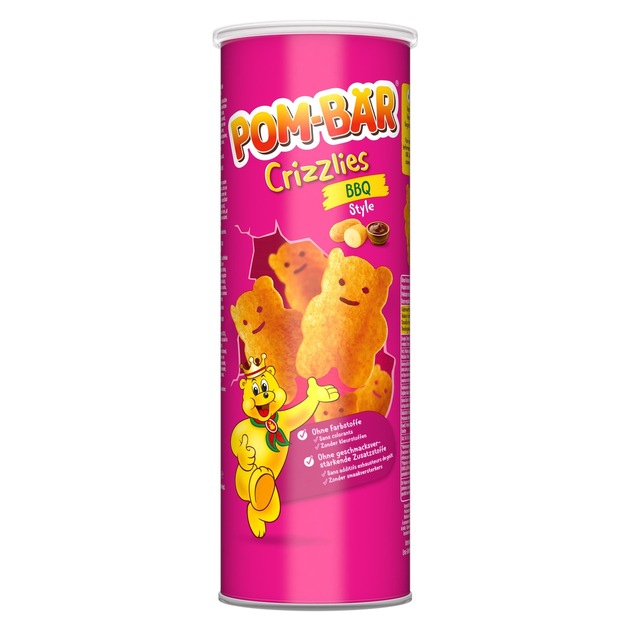 POM-B&Auml;R Crizzlies ab April im BBQ-Geschmack