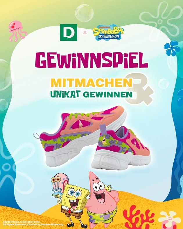DEICHMANN x SpongeBob: Premiere von Schuhkonfigurator mit Letshugo auf Gamescom