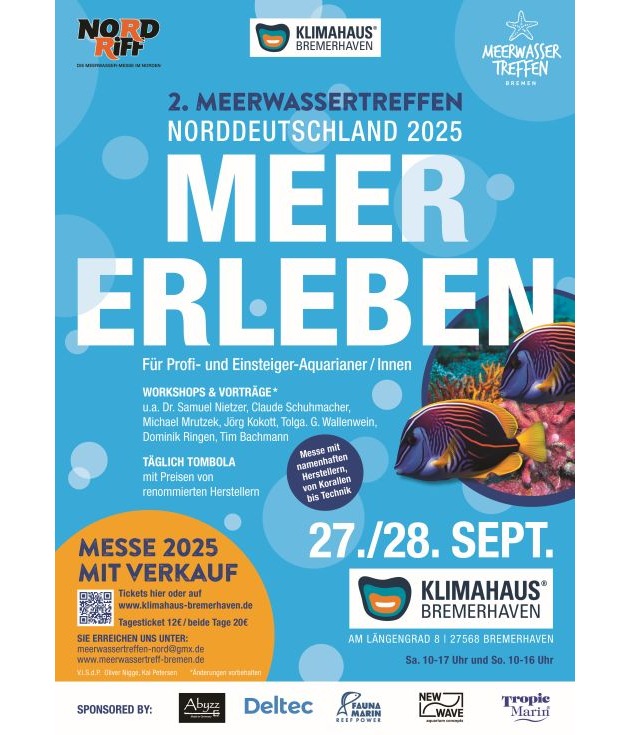 Pressemeldung: Korallen, Kontakte und Know-how – Meerwassertreffen im Klimahaus