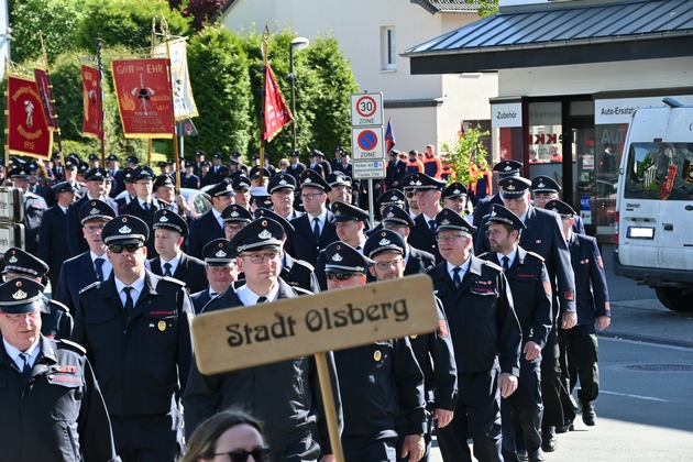FF Olsberg: Stadtfeuerwehrtag in Olsberg - Bigge
