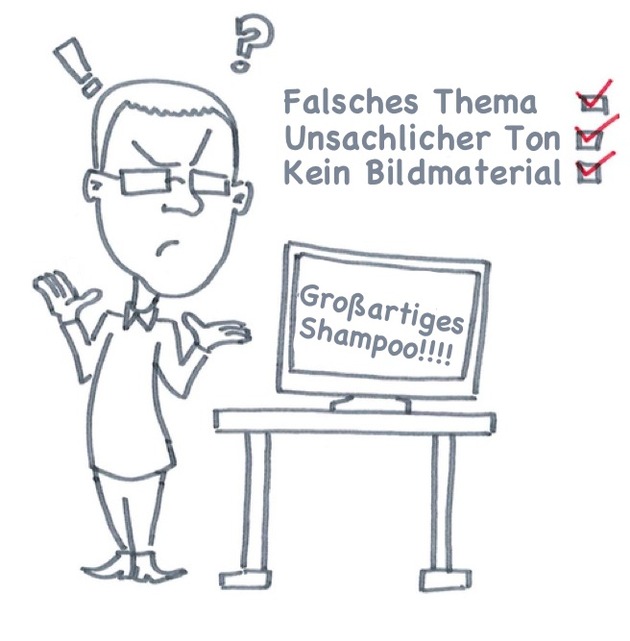 BLOGPOST: &quot;Blumige Worte? Bitte nicht!&quot; - Welches PR-Material bei Fachzeitschriften gar nicht geht