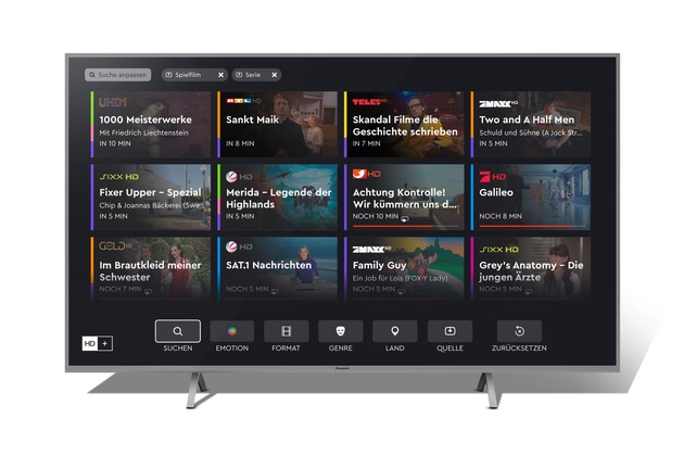 Das beste HD+ aller Zeiten: direkt im Fernseher integriert und komfortabel wie nie