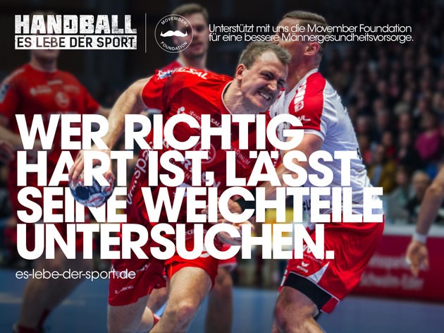 DKB Handball-Bundesliga unterstützt &quot;Movember Foundation&quot;