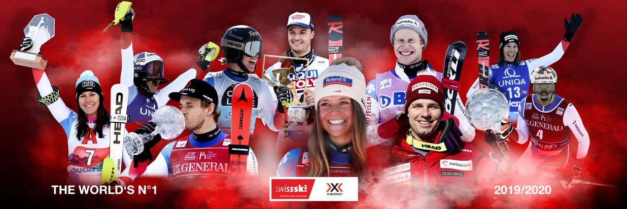 Rekordbrechende Leistung führt die X-Bionic® &amp; Swiss Ski Partnerschaft zu historischem Sieg der Nationenwertung