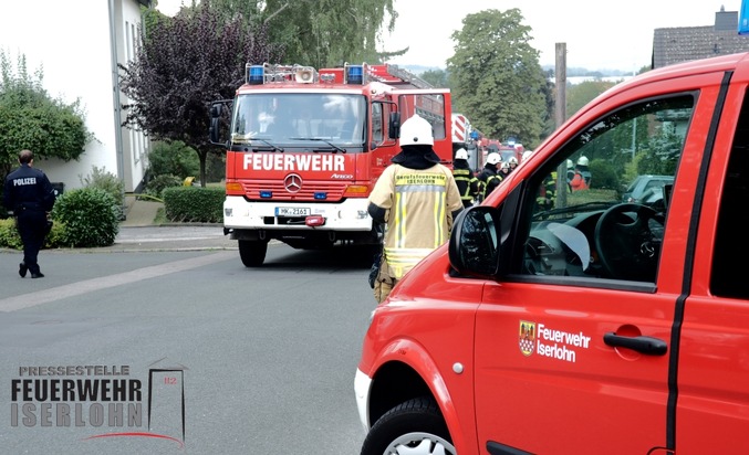 FW-MK: Kellerbrand in Mehrfamilienhaus