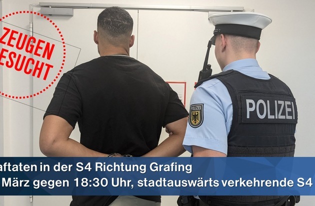 Bundespolizeidirektion München: Körperverletzung in der S4 / Bundespolizei sucht weitere Zeugen und Geschädigte