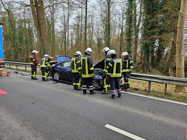 FW-ROW: Glück im Unglück bei Verkehrsunfall