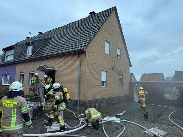 Feuerwehr Kalkar: Küchenbrand in Kalkar