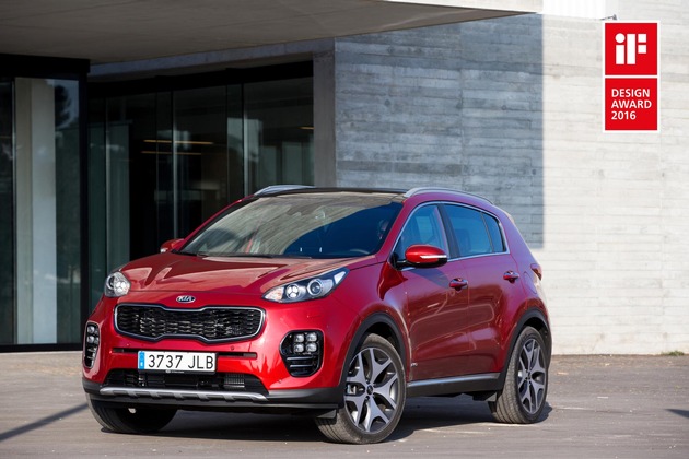 Begehrte Designpreise für Kia Sportage und Kia Optima