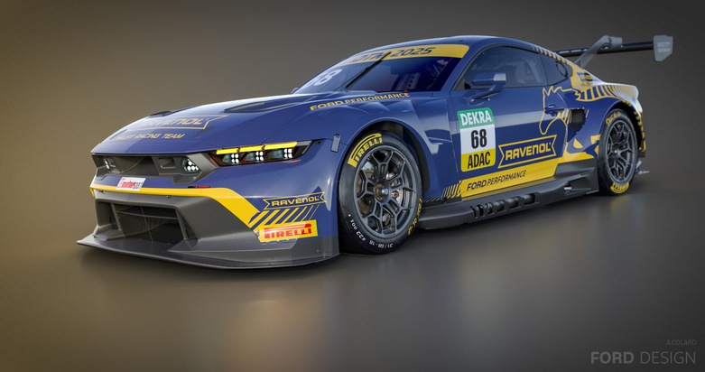 Ford-Werke GmbH: HRT Ford Performance tritt 2025 mit dem Mustang GT3 in der DTM und beim 24-Stunden-Rennen am Nürburgring an