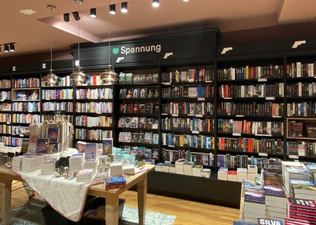 Thalia Buchhandlung Ulm eröffnet nach Umzug am 12. Oktober am neuen Standort in der Fußgängerzone.