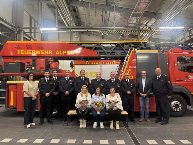 FW Alpen: Jubiläumsfeier in der Einheit Alpen