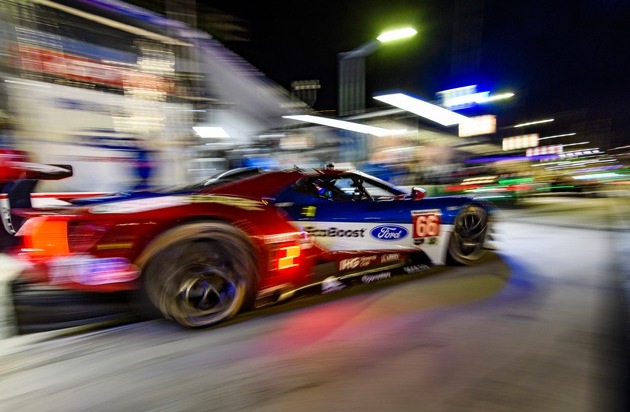 Ford-Werke GmbH: Der Ford GT fährt bei den 24 Stunden von Daytona erneut zum GTLM-Klassensieg