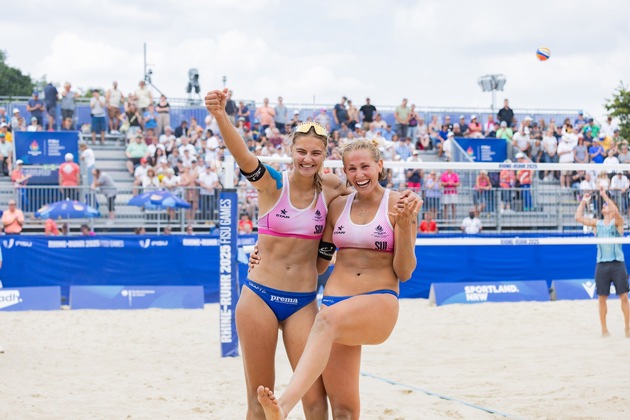 Gold für die Schweiz im Beachvolleyball-Finale