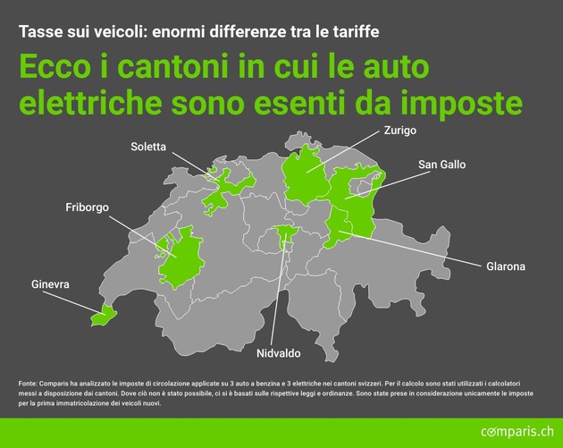 Comunicato stampa: Tasse sui veicoli: enormi differenze tra le tariffe