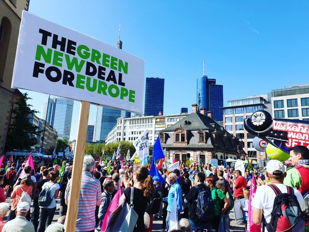 Der Green New Deal für Europa beim globalen Klimastreik!
