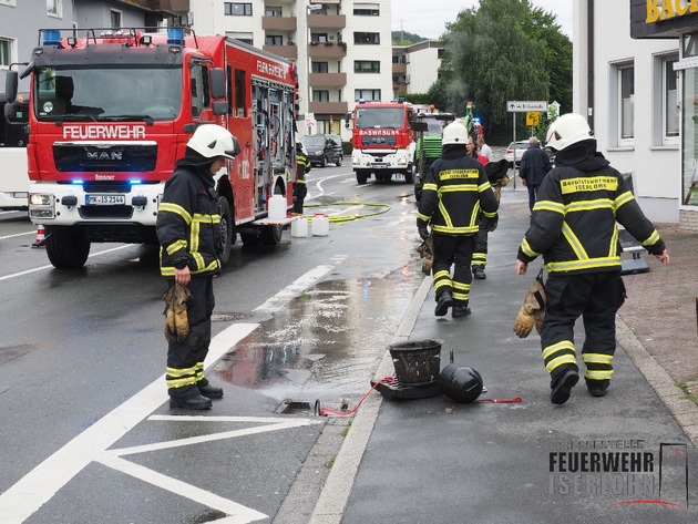 FW-MK: Bagger fing Feuer