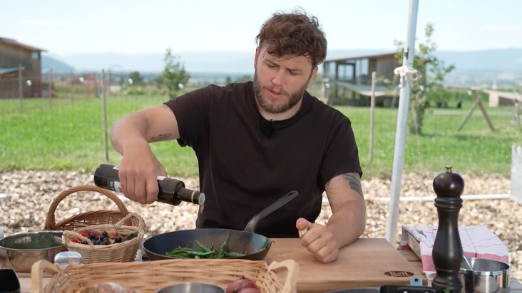 Sandro Zinggeler auf der Suche nach der ganz besonderen Zutat